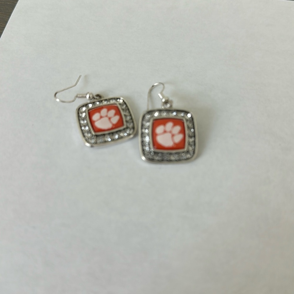 Clemson earring. NEVER WORN